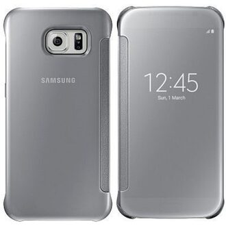 Samsung Clear View Cover Galaxy S6 - Zilver