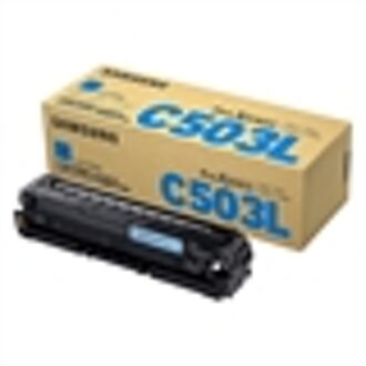 Samsung CLT-C503L cyaan tonercartridge met hoog rendement (SU014A) voor SL-C3010ND C3060FR