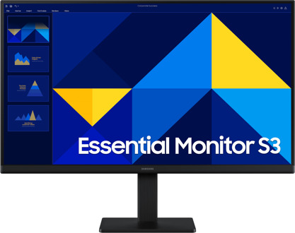 Samsung Essential Monitor S3 LS24D302GAUXEN Monitor Zwart