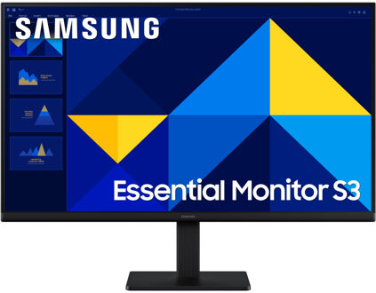 Samsung Essential S3 LS24D302GAUXEN Monitor Zwart