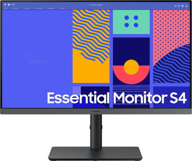 Samsung Essential S432GC 24" Monitor Zwart