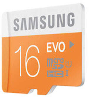 Samsung EVO microSDHC 16GB Geheugenkaart