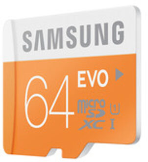 Samsung EVO microSDHC 64GB Geheugenkaart