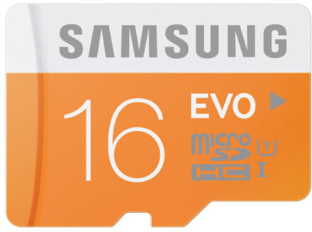 Samsung EVO microSDHC Card 16 GB Geheugenkaart
