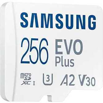 Samsung EVO Plus 256GB microSDXC + Adapter Micro SD-kaart Wit