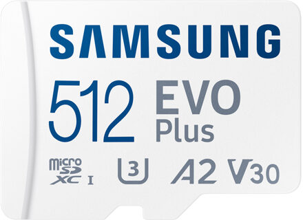 Samsung EVO Plus microSDXC (2024), 512 GB Geheugenkaart