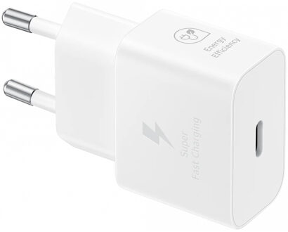 Samsung FAST 25W USB C - Netlader zonder kabel wit