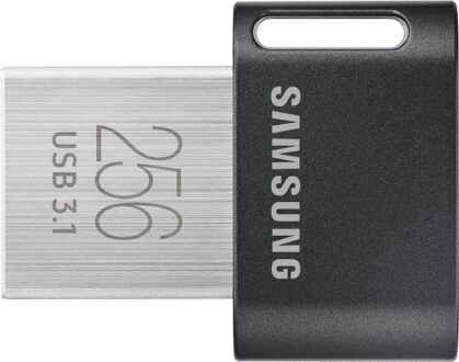 Samsung FIT Plus USB Stick 256GB USB-sticks Zwart