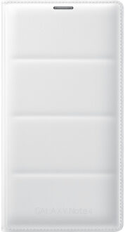 Samsung flip wallet pattern - wit - voor Samsung Galaxy Note 4