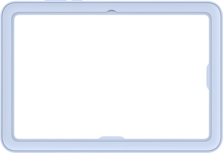 Samsung Frame Cover voor Tab S11 Tablethoesje Blauw