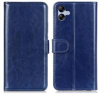 Samsung Galaxy A05 Wallet Case met Magnetische Sluiting - Blauw
