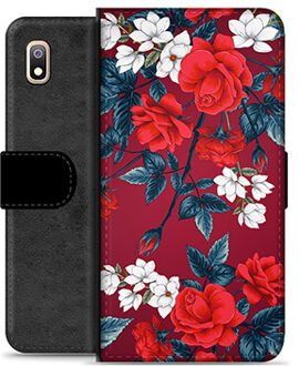 Samsung Galaxy A10 Premium Wallet Hoesje - Vintage Bloemen