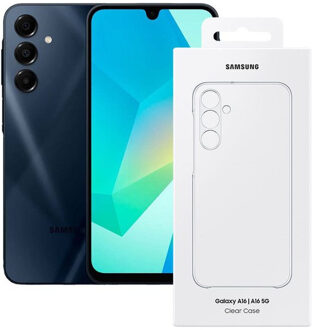 Samsung Galaxy A16 128GB 4G + Clear Case Smartphone