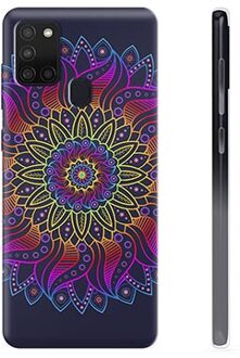 Samsung Galaxy A21s TPU Hoesje - Kleurrijke Mandala
