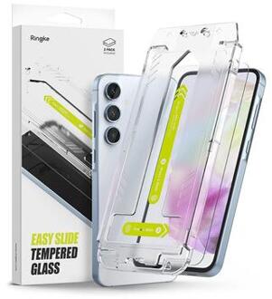 Samsung Galaxy A35 Ringke Easy Slide Glazen Screenprotector - 2 stuks.