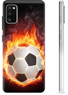Samsung Galaxy A41 TPU Hoesje - Voetbalvlam
