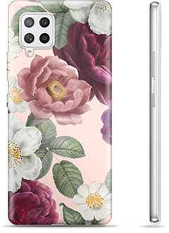 Samsung Galaxy A42 5G TPU Hoesje - Romantische Bloemen