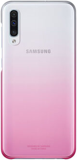 Samsung Galaxy A50 Gradation Back Cover Roze/Transparant