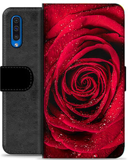 Samsung Galaxy A50 Premium Portemonnee Hoesje - Roze