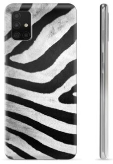 Samsung Galaxy A51 TPU Hoesje - Zebra