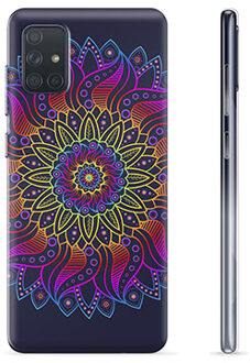 Samsung Galaxy A71 TPU Hoesje - Kleurrijke Mandala
