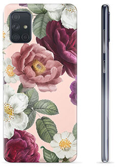 Samsung Galaxy A71 TPU Hoesje - Romantische Bloemen