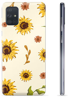 Samsung Galaxy A71 TPU Hoesje - Zonnebloem