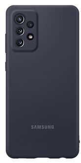 Samsung Galaxy A72 Silicone Cover Telefoonhoesje Zwart