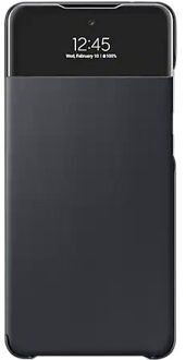 Samsung Galaxy A72 Smart S View Wallet Cover Telefoonhoesje Zwart