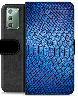 Samsung Galaxy Note20 Premium Portemonnee Hoesje - Leder