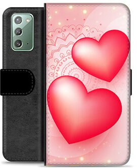 Samsung Galaxy Note20 Premium Portemonnee Hoesje - Liefde