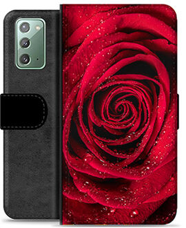Samsung Galaxy Note20 Premium Portemonnee Hoesje - Roze