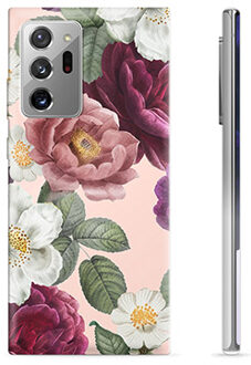 Samsung Galaxy Note20 Ultra TPU Hoesje - Romantische Bloemen