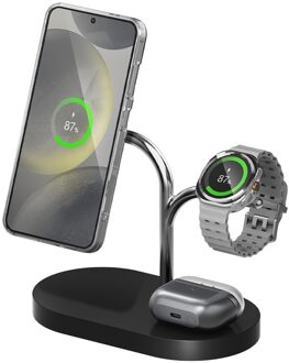 Samsung Galaxy PA Wireless Charger 3in1 Oplader Zwart