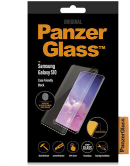 Samsung Galaxy S10 Fingerprint Case Friendly Zwart