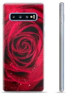 Samsung Galaxy S10+ TPU Hoesje - Roze