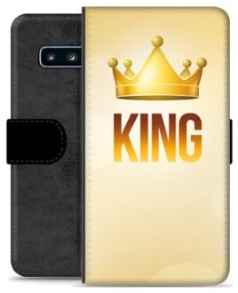 Samsung Galaxy S10 Premium Portemonnee Hoesje - King
