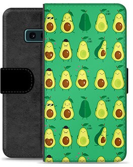 Samsung Galaxy S10e Premium Wallet Hoesje - Avocado Patroon