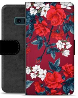 Samsung Galaxy S10e Premium Wallet Hoesje - Vintage Bloemen