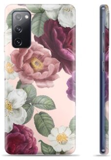 Samsung Galaxy S20 FE TPU Hoesje - Romantische Bloemen