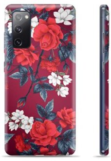 Samsung Galaxy S20 FE TPU Hoesje - Vintage Bloemen