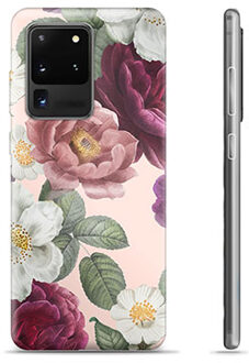 Samsung Galaxy S20 Ultra TPU Hoesje - Romantische Bloemen