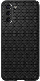 Samsung Galaxy S21 Plus Hoesje - Back Case Liquid Air Mat Zwart