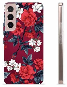 Samsung Galaxy S22 5G TPU Hoesje - Vintage Bloemen