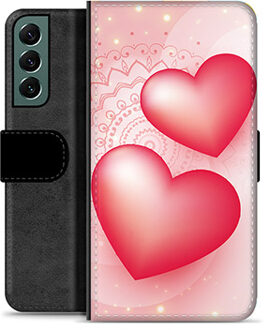 Samsung Galaxy S22+ 5G Premium Portemonnee Hoesje - Love