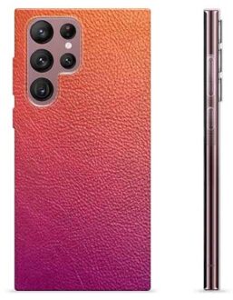 Samsung Galaxy S22 Ultra 5G TPU-hoesje - Ombre Leer