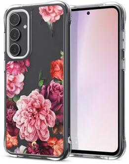 Samsung Galaxy S23 FE Spigen Cyrill Cecile Hybrid Hoesje - Roze Bloemen