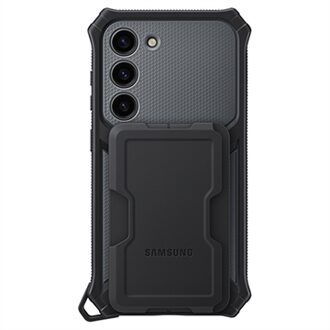 Samsung Galaxy S23 Hoesje - Samsung Rugged Gadget Case - Titan zwart