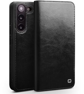 Samsung Galaxy S23 - Leren bookcase hoes - Zwart