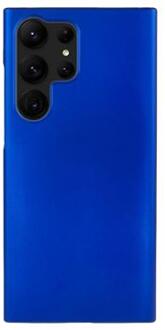 Samsung Galaxy S23 Ultra 5G Geruberiseerd Kunststof Hoesje - Blauw